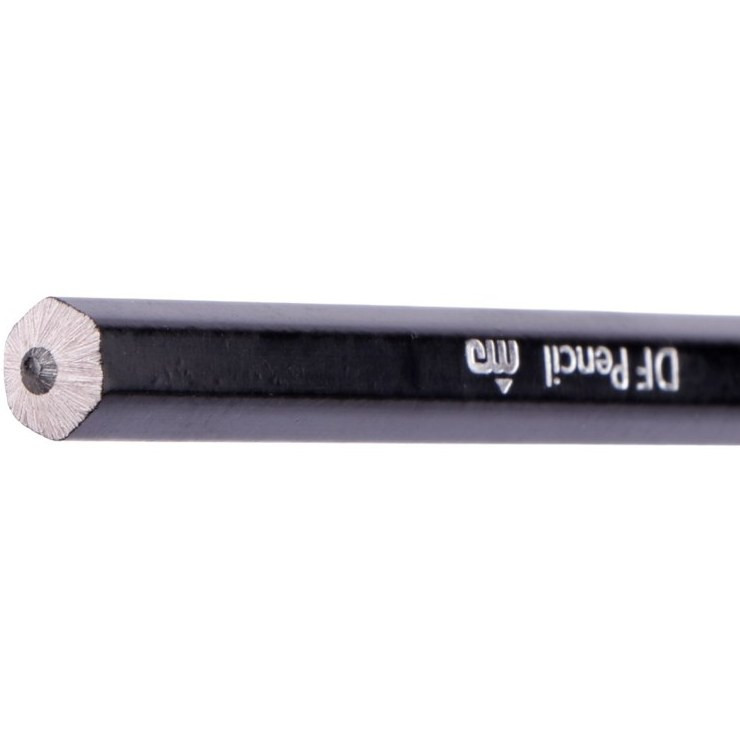 مداد مشکی شش ضلعی آدمیرال Admiral 861R،پررنگ و روان،مقاوم در برابر شکستگی،درجه سختی نوک HB،بسته 12 عددی