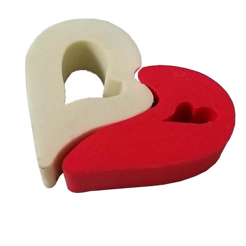 پاک کن دو تیکه قلبی ERASER مجموعه 2 عددی