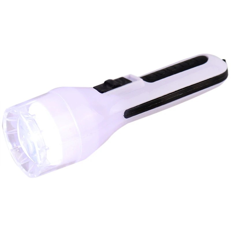 چراغ قوه بند دار پلاستیکی مدل CX-T50،دارای لامپ LED پر نور،قابل استفاده در باغ،خودرو،کوهنوردی و... (بسته 1 عددی)