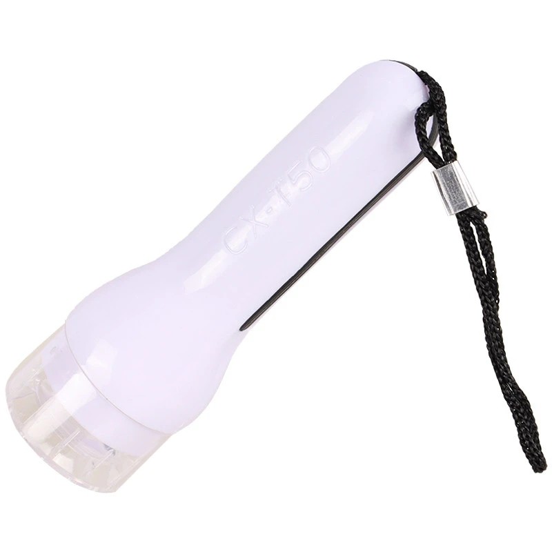 چراغ قوه بند دار پلاستیکی مدل CX-T50،دارای لامپ LED پر نور،قابل استفاده در باغ،خودرو،کوهنوردی و... (بسته 1 عددی)