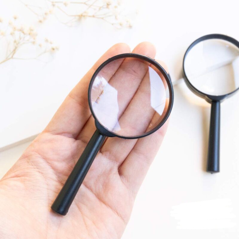 ذره بین 40 میلی متری STRAIGHT-SHANK GLASS مناسب برای بزرگ نمایی انواع اجسام ریز و کوچک (بسته 1 عددی)
