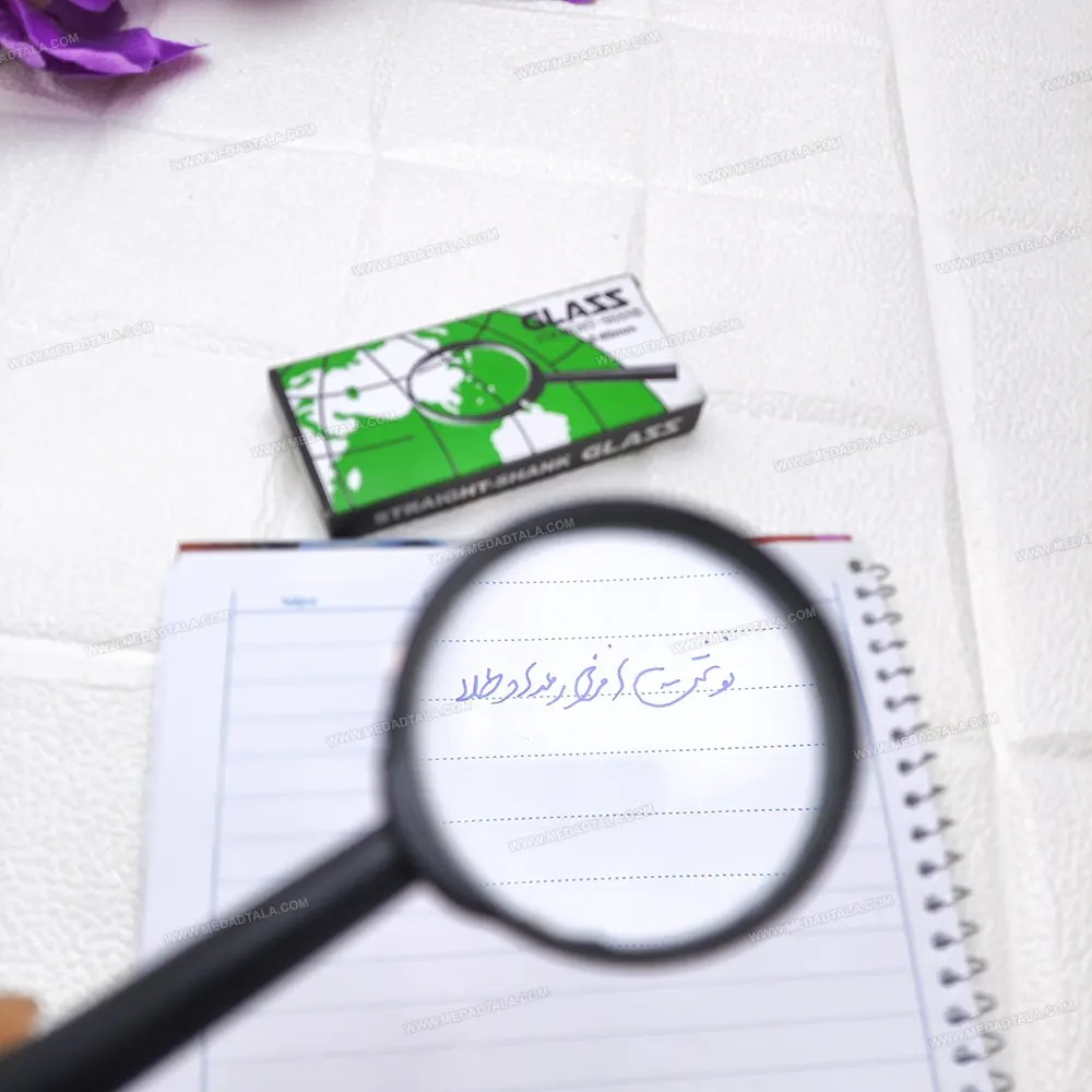 ذره بین 40 میلی متری STRAIGHT-SHANK GLASS مناسب برای بزرگ نمایی انواع اجسام ریز و کوچک (بسته 1 عددی)
