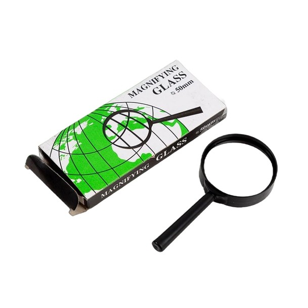 ذره بین 50 میلی متری STRAIGHT-SHANK GLASS مناسب برای بزرگ نمایی انواع اجسام ریز و کوچک (بسته 1 عددی)