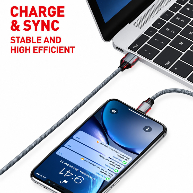 کابل میکرو یو اس بی فست شارژ 2.4 آمپر الدینیو LS441 به طول 2 متر/کابل فست شارژ MicroUSB الدینیو مدل LS441 (تخفیف ویژه)