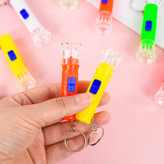 جاکلیدی فانتزی طرح چراغ قوه (چراغ دستی) مدل WJ-828 مجهز به یک عدد چراغ LED،قابل استفاده در باغ،خودرو،کوهنوردی و...