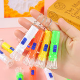 جاکلیدی فانتزی طرح چراغ قوه (چراغ دستی) مدل WJ-828 مجهز به یک عدد چراغ LED،قابل استفاده در باغ،خودرو،کوهنوردی و...