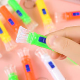 جاکلیدی فانتزی طرح چراغ قوه (چراغ دستی) مدل WJ-828 مجهز به یک عدد چراغ LED،قابل استفاده در باغ،خودرو،کوهنوردی و...