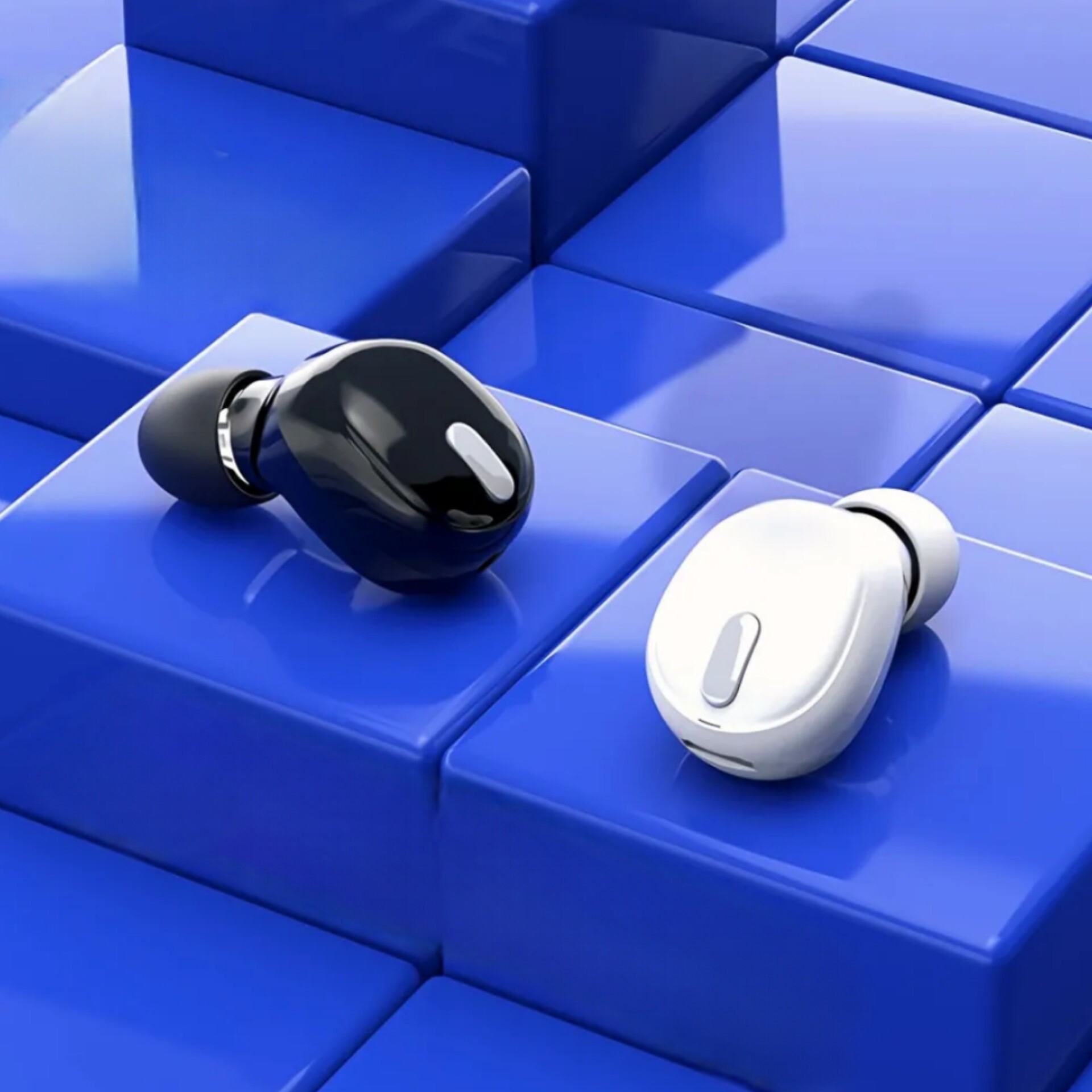 هندزفری بلوتوثی تک گوش WIRELESS (کوچکترین هندزفری بلوتوثی) دارای باطری داخلی بزرگ،مناسب برای رانندگان جهت ایمنی بیشتر