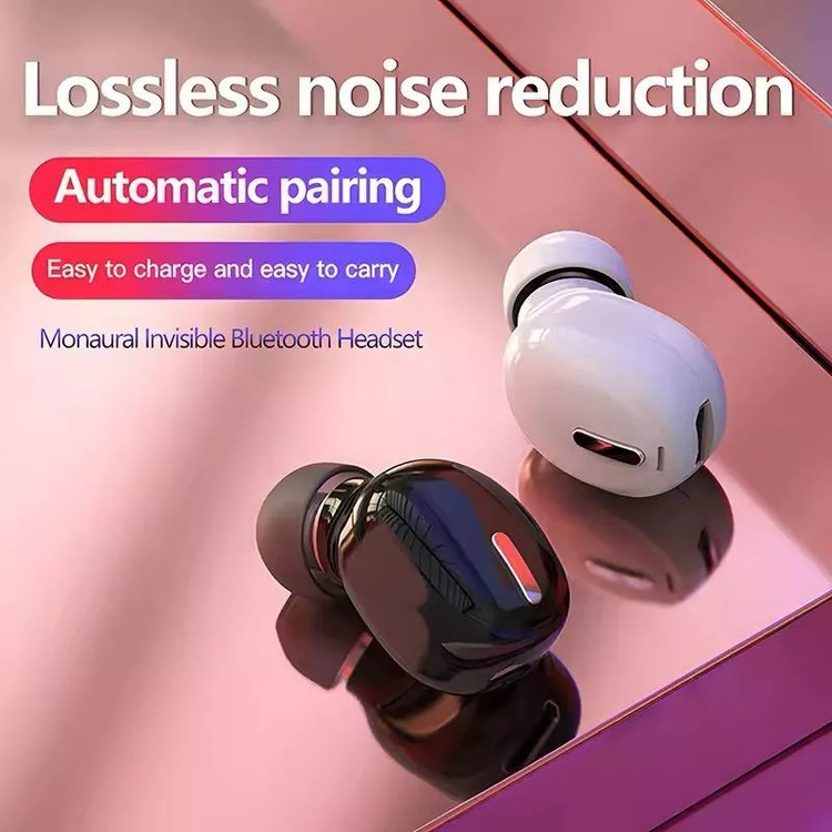 هندزفری بلوتوثی تک گوش WIRELESS (کوچکترین هندزفری بلوتوثی) دارای باطری داخلی بزرگ،مناسب برای رانندگان جهت ایمنی بیشتر