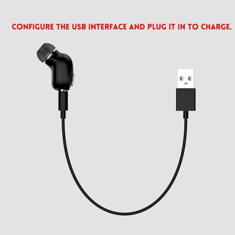 هندزفری بلوتوثی تک گوش WIRELESS (کوچکترین هندزفری بلوتوثی) دارای باطری داخلی بزرگ،مناسب برای رانندگان جهت ایمنی بیشتر