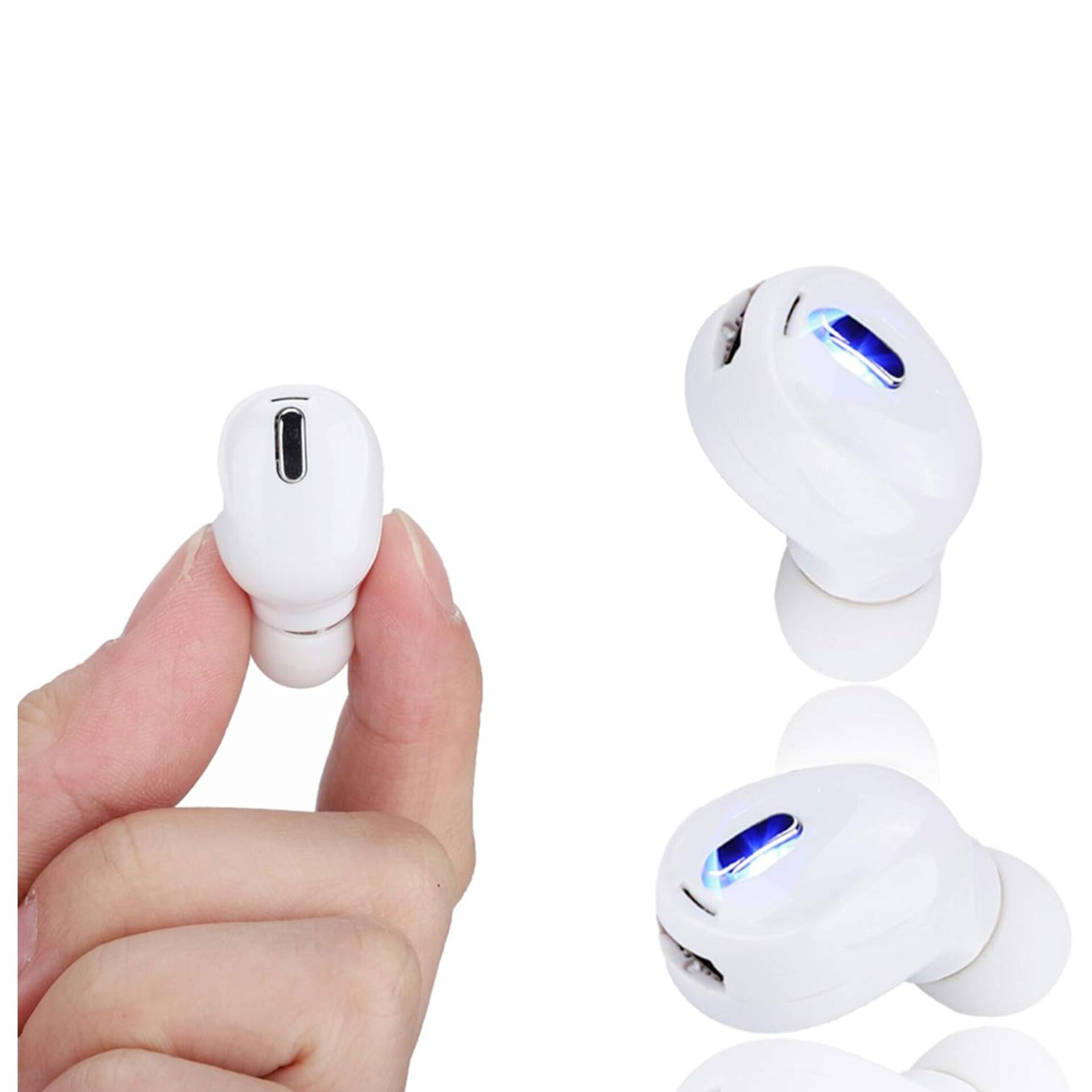 هندزفری بلوتوثی تک گوش WIRELESS (کوچکترین هندزفری بلوتوثی) دارای باطری داخلی بزرگ،مناسب برای رانندگان جهت ایمنی بیشتر