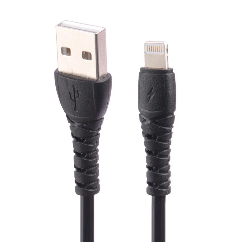 کابل شارژ کوتاه لایتنینگ فست شارژ (5 آمپر) به طول 18 سانتی متر،مناسب برای پاوربانک،ایرپاد،و... (کابل پاوربانکی)
