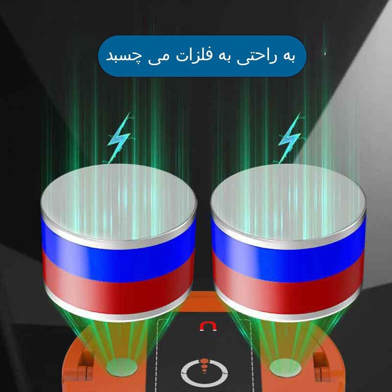 چراغ قوه کوچک قابل شارژ دایره ای،چراغ تاکتیکال کمپینگ شارژی چندکاره مگنتی مدل DAKGONE HY-2230 (چراغ اضطراری)