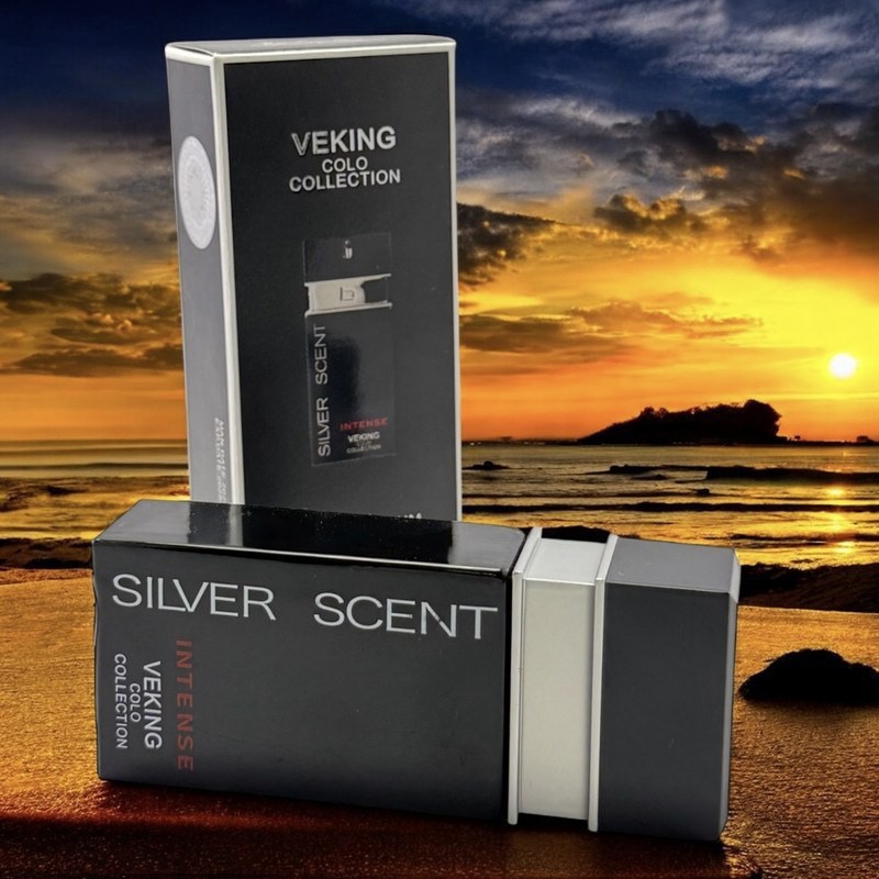 عطر جیبی مردانه ویکینگ کولو کالکشن مدل سیلورسنت (هولوگرام دار شرکتی) با رایحه ای گرم و تلخ حجم 25 میلی لیتر (تخفیف ویژه)