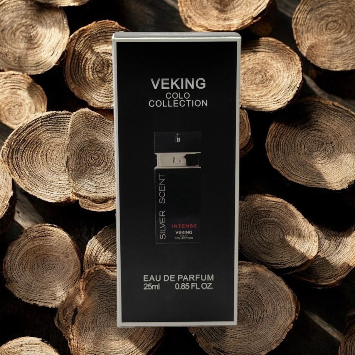 عطر جیبی مردانه ویکینگ کولو کالکشن مدل سیلورسنت (هولوگرام دار شرکتی) با رایحه ای گرم و تلخ حجم 25 میلی لیتر (تخفیف ویژه)