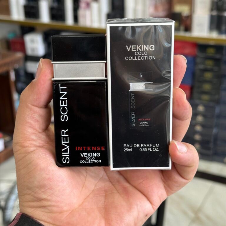 عطر جیبی مردانه ویکینگ کولو کالکشن مدل سیلورسنت (هولوگرام دار شرکتی) با رایحه ای گرم و تلخ حجم 25 میلی لیتر (تخفیف ویژه)
