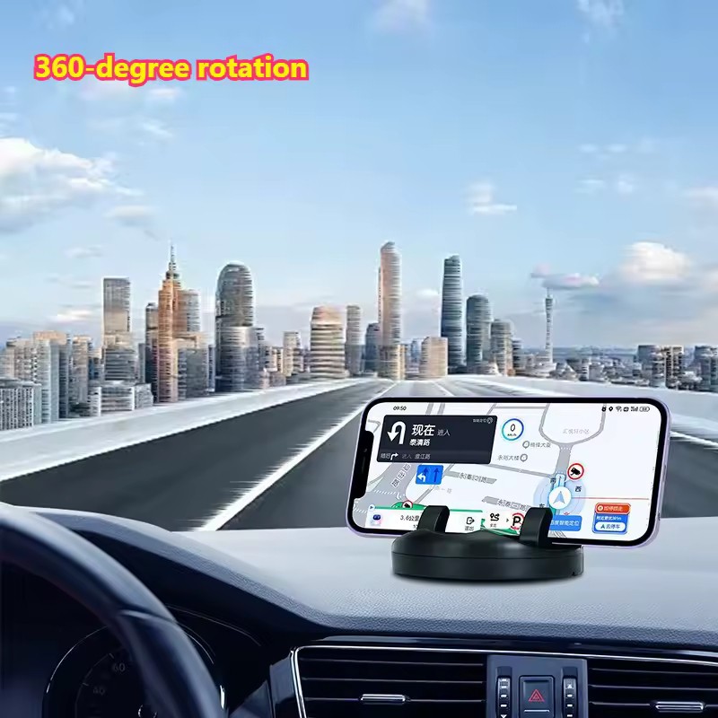 هولدر و پارک فون چرخشی 360 درجه مدل S655 دارای پایه بدون لغزش،همراه با 5 مجموعه شماره،مناسب برای تمامی خودرو ها