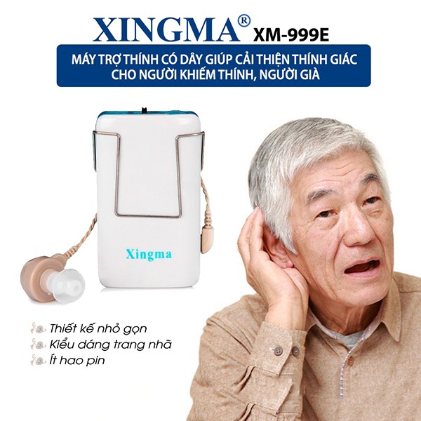 سمعک جیبی XINGMA مدل XM-999E،مناسب برای افرادی که دچار کم شنوایی،وزوز گوش یا مشکل در شنیدن واضح هستند