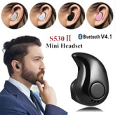 هندزفری بلوتوثی تک گوش حلزونی مدل S530 طرح Jabra Mini (کوچکترین هندزفری بلوتوثی) مناسب برای رانندگان جهت ایمنی بیشتر
