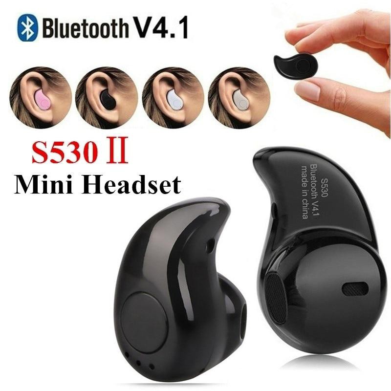 هندزفری بلوتوثی تک گوش حلزونی مدل S530 طرح Jabra Mini (کوچکترین هندزفری بلوتوثی) مناسب برای رانندگان جهت ایمنی بیشتر