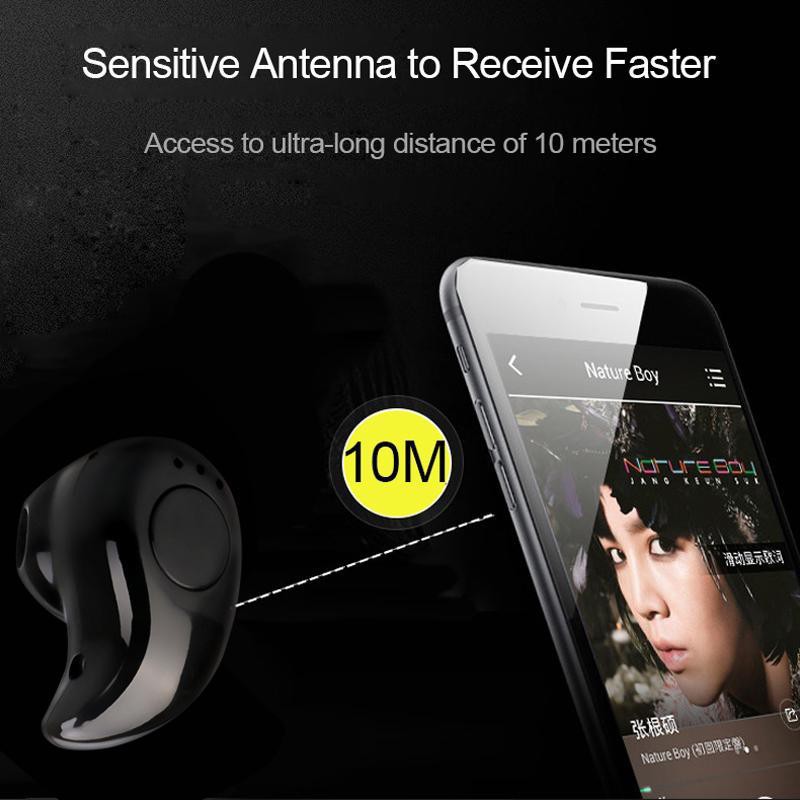 هندزفری بلوتوثی تک گوش حلزونی مدل S530 طرح Jabra Mini (کوچکترین هندزفری بلوتوثی) مناسب برای رانندگان جهت ایمنی بیشتر