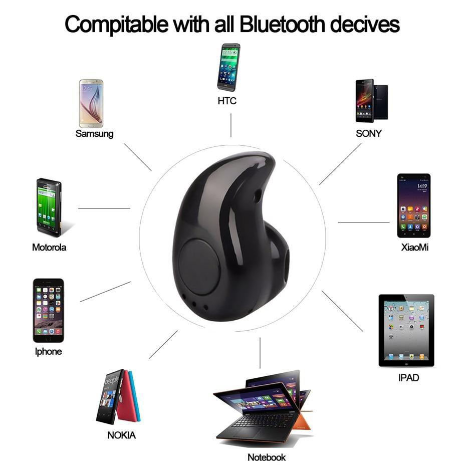 هندزفری بلوتوثی تک گوش حلزونی مدل S530 طرح Jabra Mini (کوچکترین هندزفری بلوتوثی) مناسب برای رانندگان جهت ایمنی بیشتر