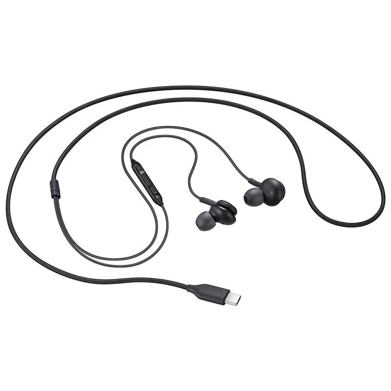 هندزفری سیمی اورجینال سامسونگ ای کی جی مدل AKG DM-10 با کانکتور Type-C مجهز به کلید های فیزیکی برای کنترل ولوم موسیقی