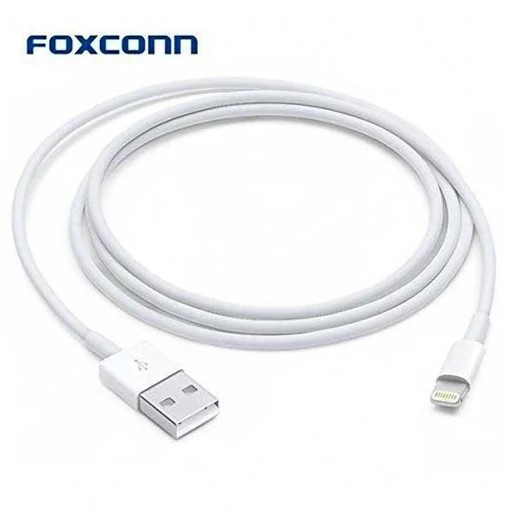 کابل لایتنینگ اورجینال اپل iPhone 7 مدل Foxconn به طول 1 متر،مناسب برای گوشی ها اپل آیفون (تخفیف ویژه)