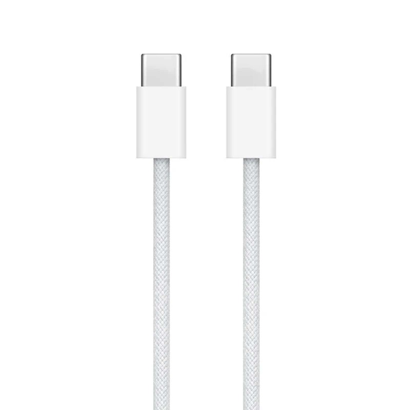 کابل شارژ دو سر تایپ سی فست شارژ 60 وات اپل iPhone 17 Pro Max ZM826-05666-A A2795 طول 1 متر + سوزن سیم کارت
