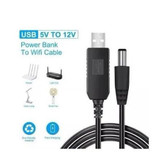 کابل تبدیل USB به DC افزاینده ولتاژ با خروجی 9 ولت/12 ولت،کابل برق مودم و کارتخوان،کابل USB و شارژ مودم وای فای WIFI