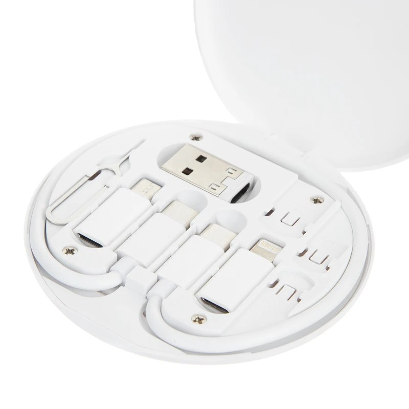 مجموعه کامل لوازم جانبی موبایل مدل DATA CABLE SET (60W)،کیت کابل شارژ مسافرتی 60 وات،ست کامل مسافرتی دیتا کابل