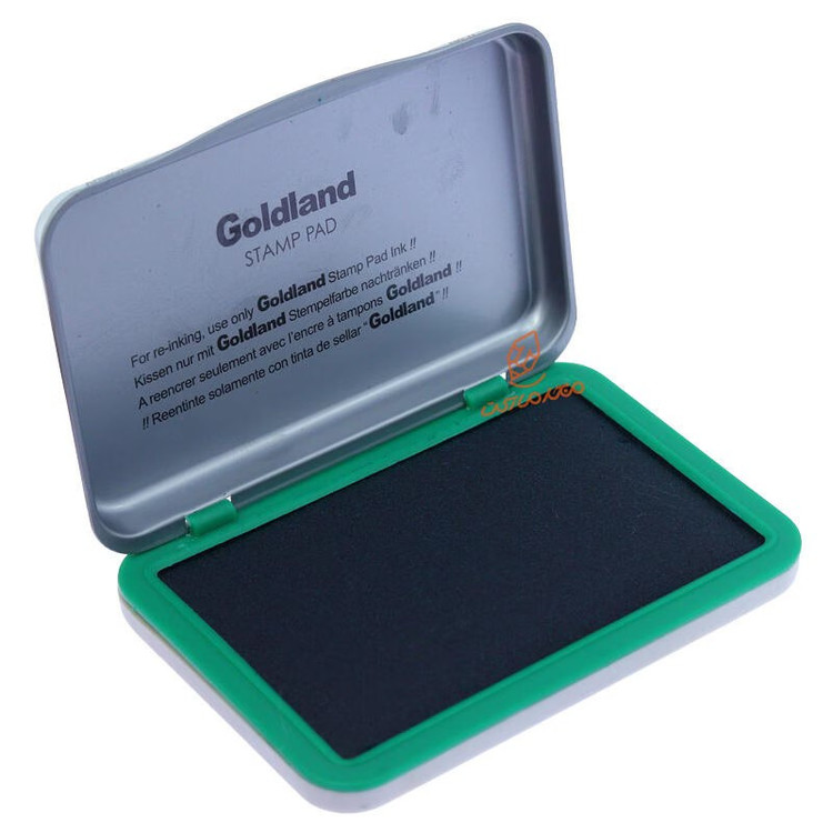 استامپ مدل گلدلند سایز متوسط ARTLAND دارای نوار پلاستیکی دور استامپ به رنگ جوهر داخل آن (بسته 1 عددی)