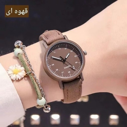 ساعت مچی عقربه ای دخترانه/زنانه برند Inschic دارای صفحه گرد،طراحی ساده و زیبا،بند مخمل چرم منعطف و... (تخفیف ویژه)