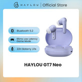 هندزفری بلوتوثی اورجینال HAYLOU مدل GT7 Neo نویزکنسلینگ سنسور مجاورت ANC-ENC ترنپرسی فعال (جنس اصلی و درجه یک)
