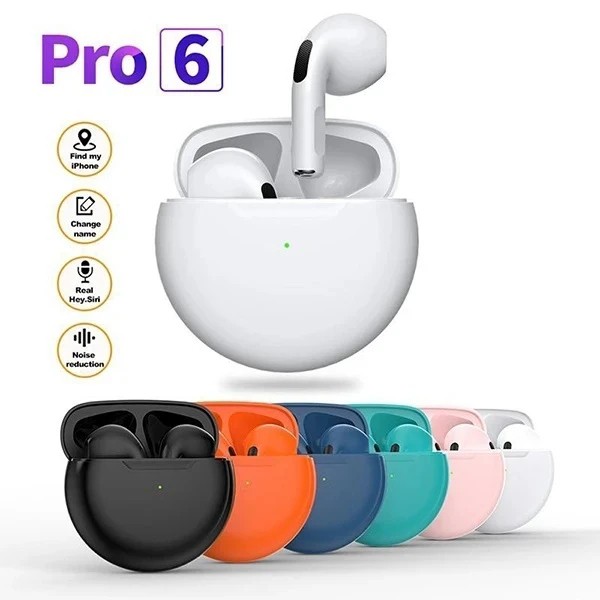 هندزفری بلوتوثی پرطرفدار اپل مدل AirPods Pro 6،یکی از مرغوب ترین ایرپاد های موجود در بازار (فروش ویژه به قیمت عمده)