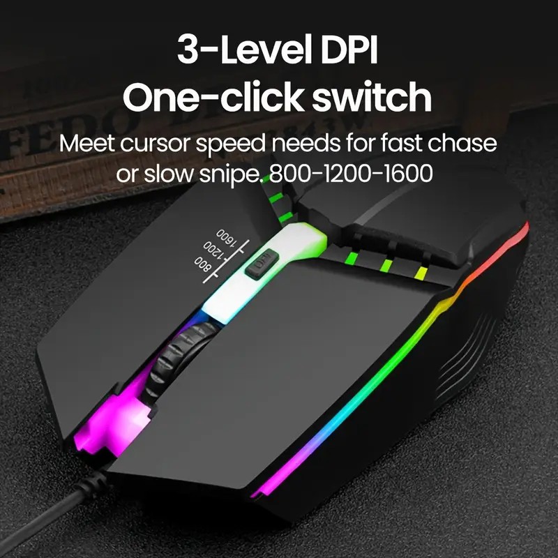ماوس گیمینگ باسیم مدل X3،دارای نورپردازی RGB،دارای طراحی آرگونومیک و عملکردی سریع و روان (تخفیف ویژه)