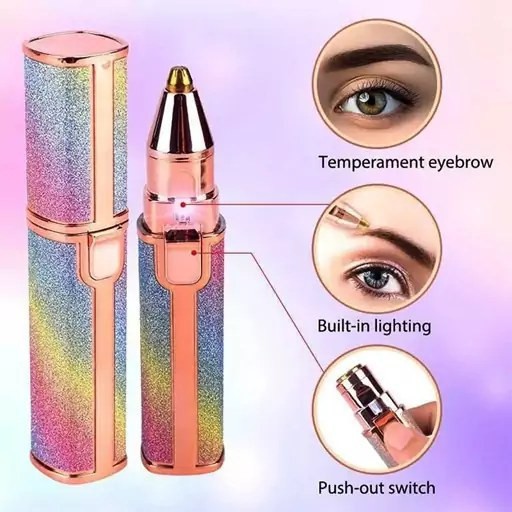 موزن اکلیلی دوکاره شارژی مدل CF-001A/CF-001B،شیور صورت،ابرو و بینی (شیور ماتیکی اکلیلی شارژی زنانه) تخفیف ویژه