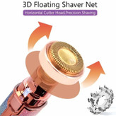 موزن اکلیلی دوکاره شارژی مدل CF-001A/CF-001B،شیور صورت،ابرو و بینی (شیور ماتیکی اکلیلی شارژی زنانه) تخفیف ویژه
