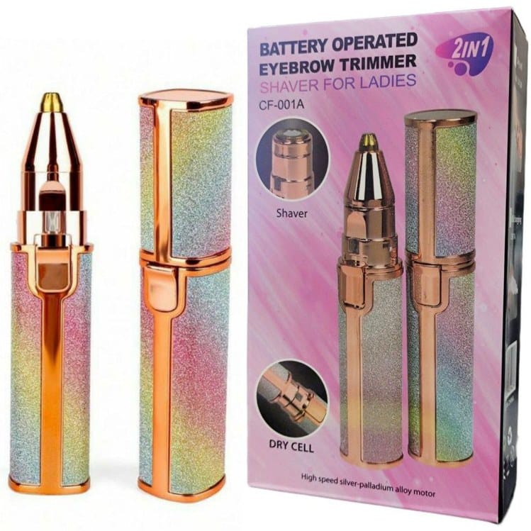 موزن اکلیلی دوکاره شارژی مدل CF-001A/CF-001B،شیور صورت،ابرو و بینی (شیور ماتیکی اکلیلی شارژی زنانه) تخفیف ویژه