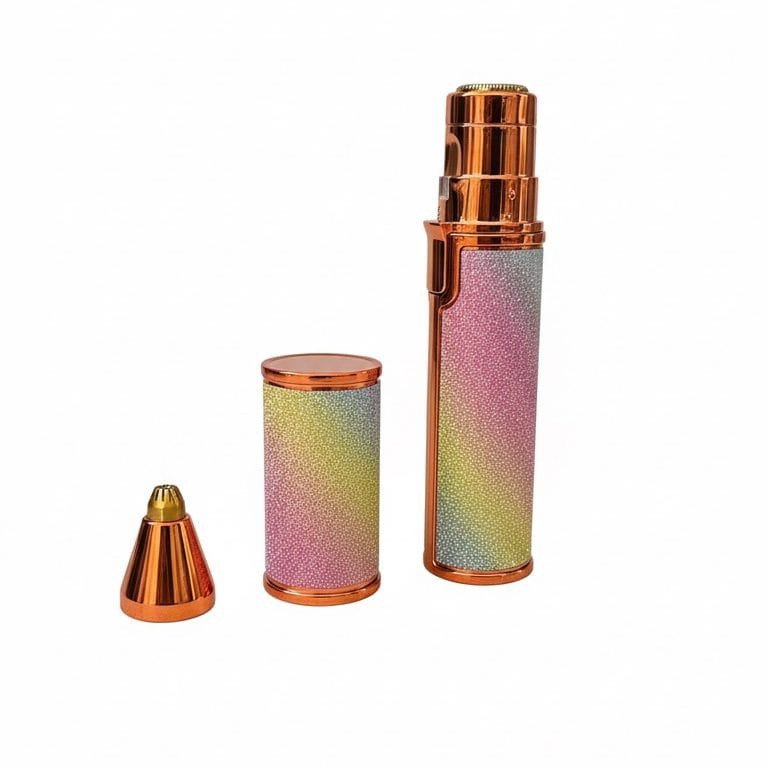 موزن اکلیلی دوکاره شارژی مدل CF-001A/CF-001B،شیور صورت،ابرو و بینی (شیور ماتیکی اکلیلی شارژی زنانه) تخفیف ویژه
