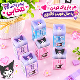 پاک کن معطر ژله ای مغزدار فانتزی و کیوت سانریو،پاک کن میوه ای پاستیلی مغزدار،ترند ترین مدل های کرومی،کیتی،سینمارول و...