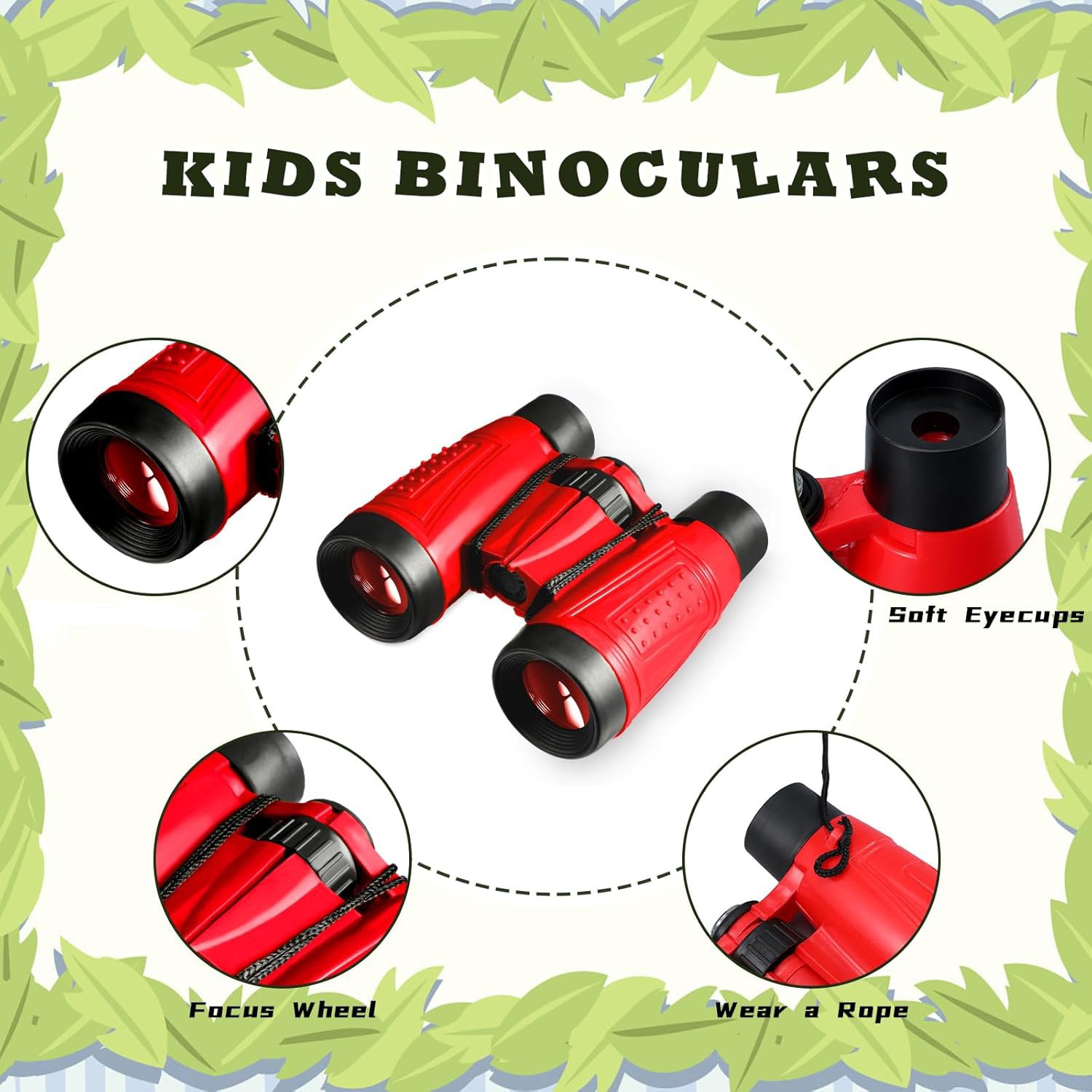 دوربین شکاری دوچشمی بینوکولارس (Binoculars) قطب نما دار مدل 6X30 مناسب برای استفاده در کمپینگ ها،پیک نیک و کوهنوردی و...