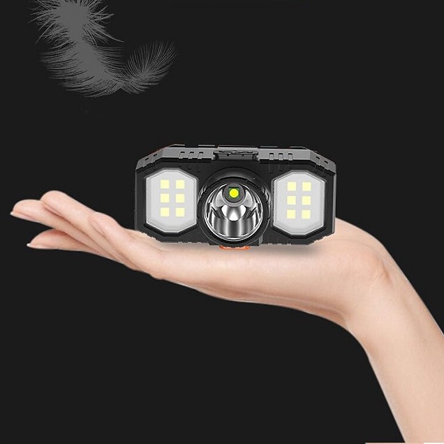 چراغ قوه هدلایت و پیشانی شارژی LED سه حالته مدل CREE XPE،مناسب برای کوهنوردی،کمپینگ،طبیعت گردی و فعالیت های شبانه
