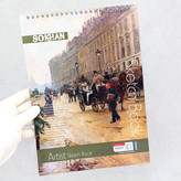 دفتر طراحی 60 برگ فنری (فنر دوبل) سایز A4 برند سخن SOKHAN مناسب برای انواع طراحی،مناسب برای اساتید و هنرجویان