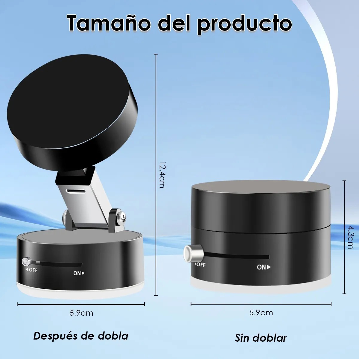 هولدر و پایه نگهدارنده گوشی موبایل وکیومی مگ سیف (مکش خلاء) مدل VACUUM SUCTION A2 قابلیت اتصال به تمامی سطوح صاف