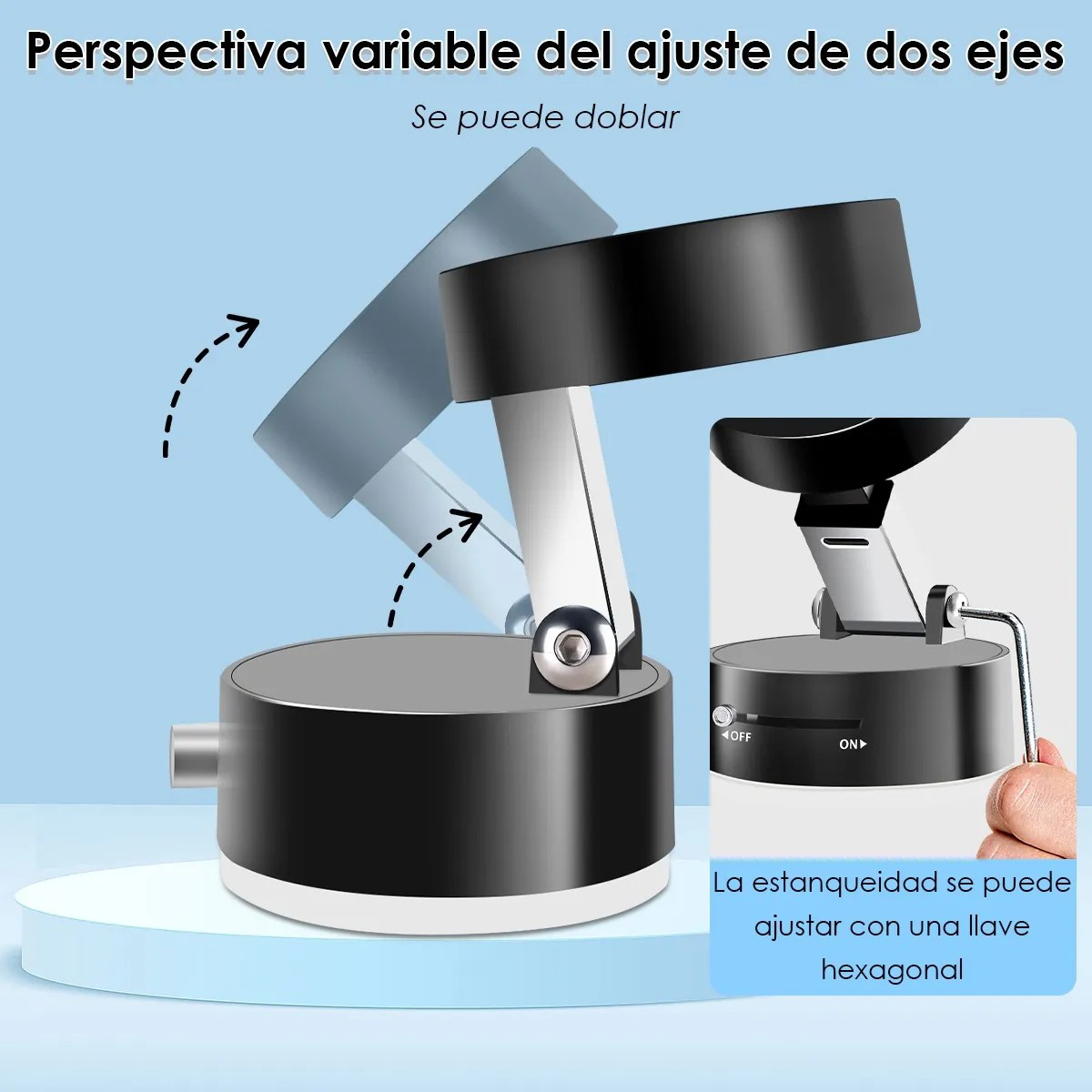 هولدر و پایه نگهدارنده گوشی موبایل وکیومی مگ سیف (مکش خلاء) مدل VACUUM SUCTION A2 قابلیت اتصال به تمامی سطوح صاف