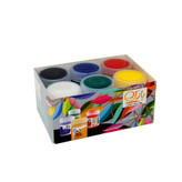 گواش 6 رنگ پارس PARS (دارای 6 رنگ اصلی سبز،سفید،مشکی،زرد،آبی،قرمز) قابل استفاده بر روی مقوا،کاغذ،چوب،سفال،بوم نقاشی و...