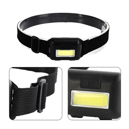 چراغ قوه هدلایت و پیشانی LED سه حالته مدل HEADLAMP 10W COB،مناسب برای کوهنوردی،کمپینگ،طبیعت گردی و فعالیت های شبانه