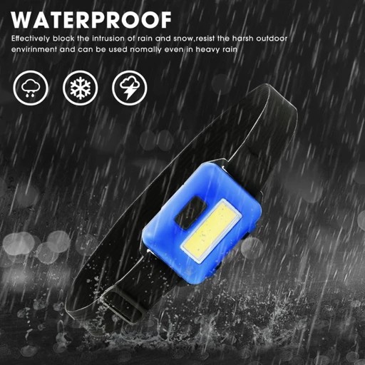 چراغ قوه هدلایت و پیشانی LED سه حالته مدل HEADLAMP 10W COB،مناسب برای کوهنوردی،کمپینگ،طبیعت گردی و فعالیت های شبانه