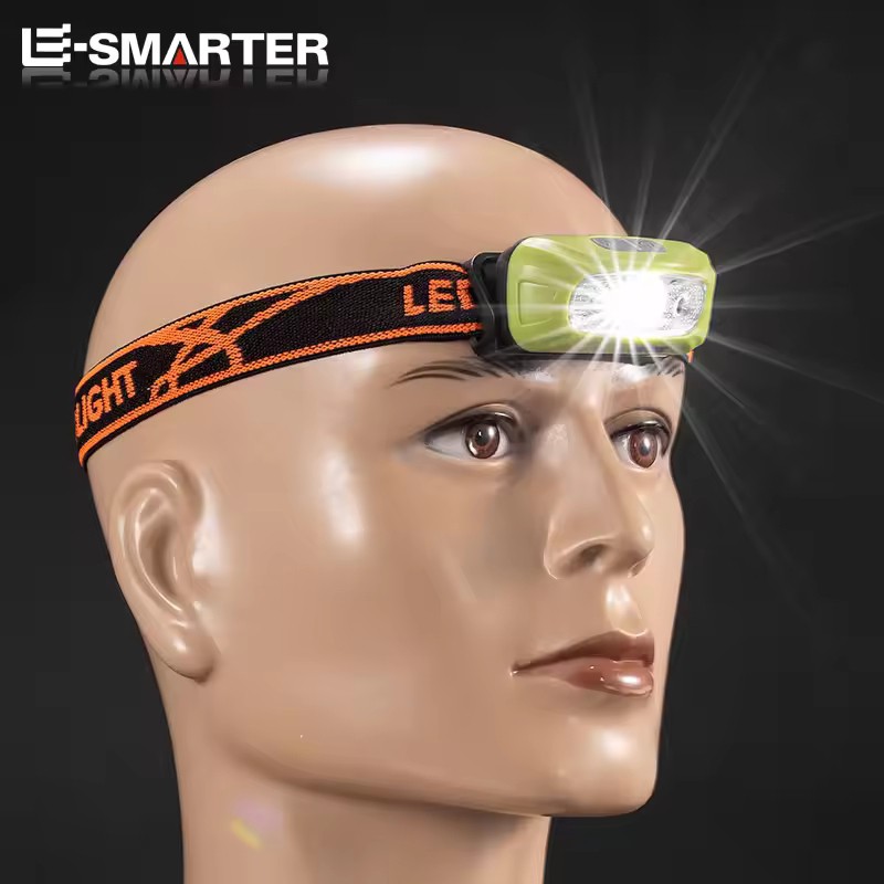 چراغ قوه هدلایت و پیشانی شارژی LED چند حالته مدل HL-05 دارای سنسور حرکت برای روشن و خاموش شدن،مناسب برای کوهنوردی،کمپینگ